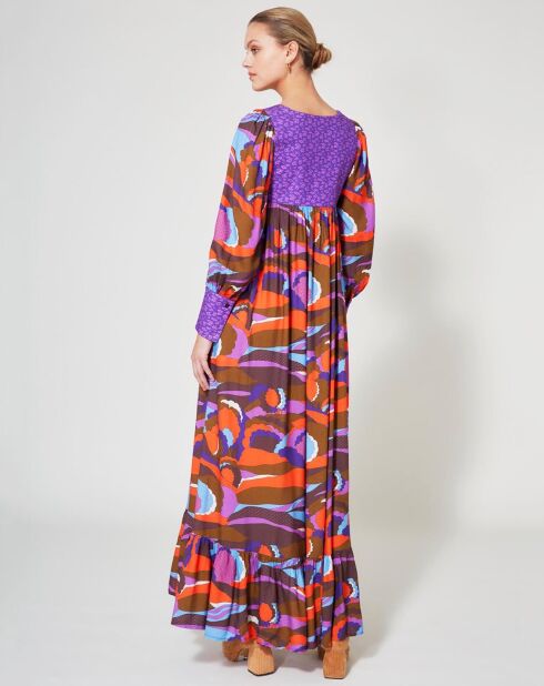 Robe Purple Country print lila