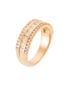 Ring Desire Diamonds aus 1 Karat Roségold
