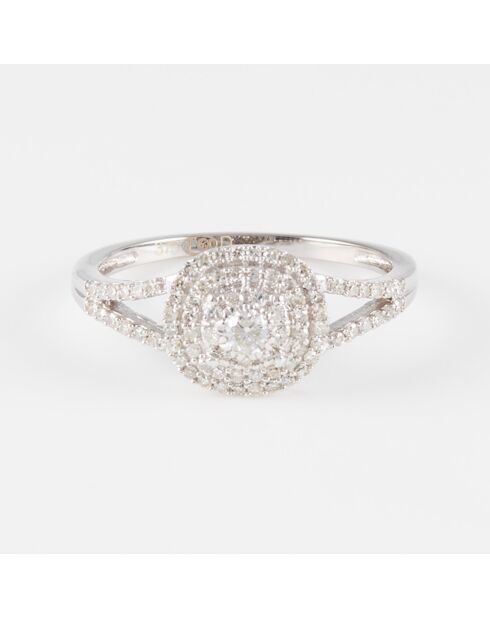 Anillo Kavala Diamonds en oro blanco de 0,3 quilates