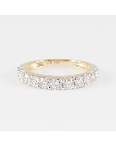 Anillo Ilithyie Diamonds de oro amarillo de 1 quilate