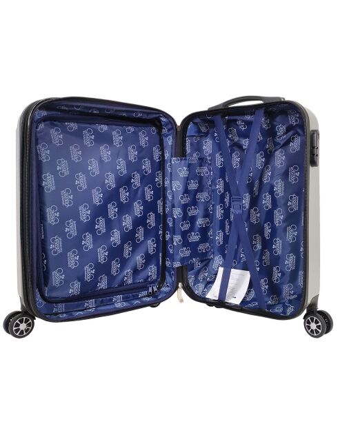 Valise Moyen Séjour 4 roues Eyden 65 cm argentée