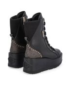 Boots en Cuir Alix noires