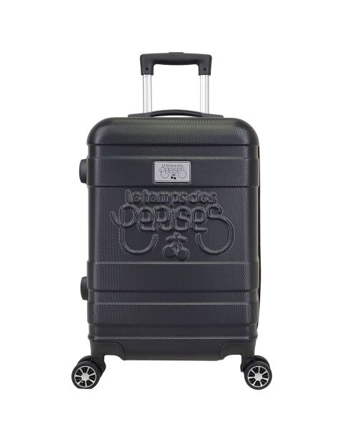 Valise Moyen Séjour 4 roues doubles Lyra 65 cm noire
