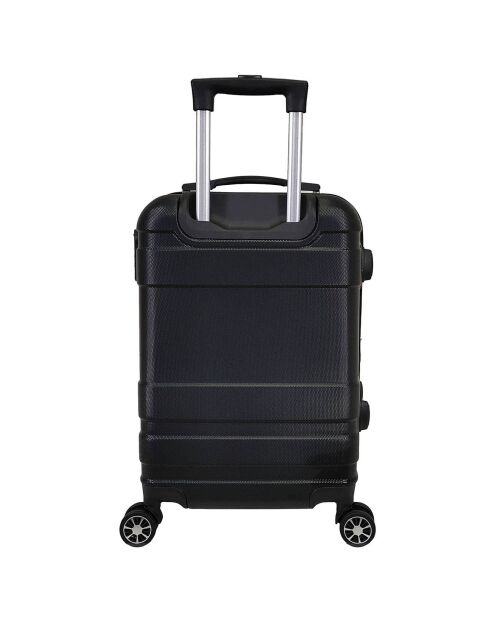 Valise Moyen Séjour 4 roues doubles Lyra 65 cm noire