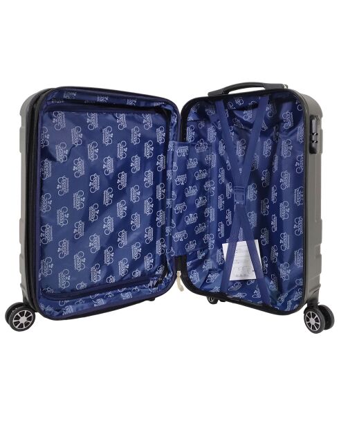 Valise Moyen Séjour 4 roues doubles Lyra 65 cm noire