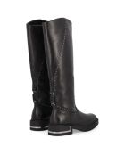Bottes en Cuir Ashley noires