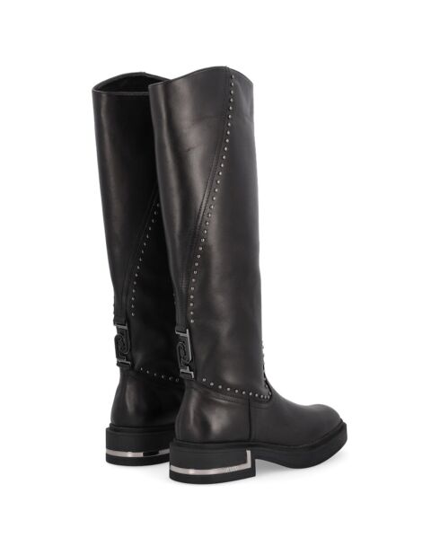 Bottes en Cuir Ashley noires