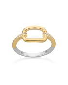 Bague Olga Argent doré & Oxyde de Zirconium blanc