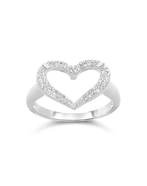 Bague en Argent rhodié