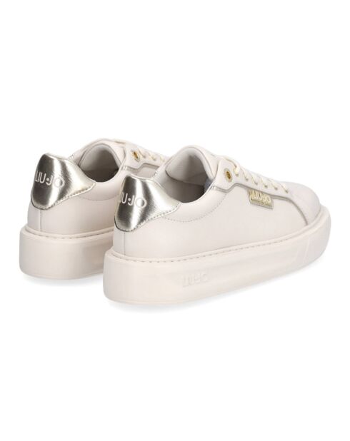 Sneakers en Cuir Esther beiges