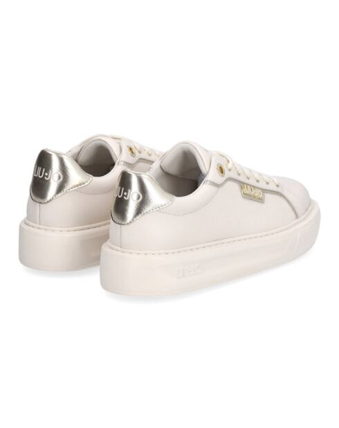 Sneakers en Cuir Esther blanches