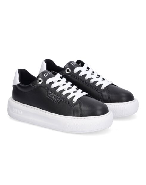 Sneakers en Cuir Maïlys noires