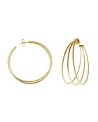 Boucles d'oreilles en Argent doré