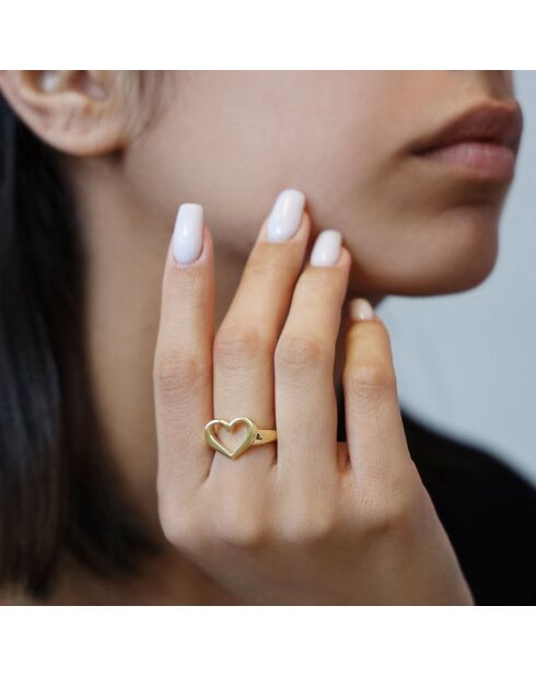 Bague Valentine en Argent doré