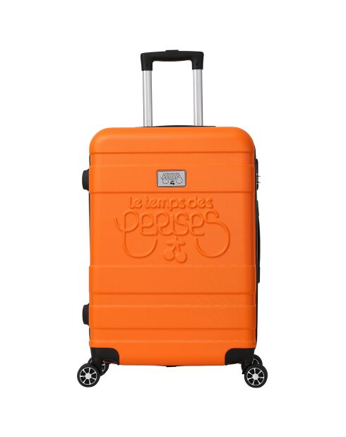 Valise Cabine 4 roues doubles Lyra 55 cm orange