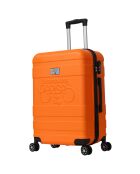 Valise Cabine 4 roues doubles Lyra 55 cm orange