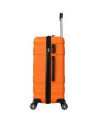 Valise Cabine 4 roues doubles Lyra 55 cm orange