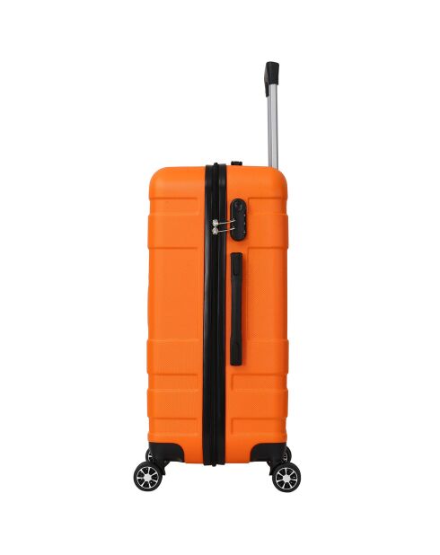 Lyra Long Stay Koffer mit 4 Doppelrollen, 75 cm, orange