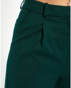 Pantalon à pinces Romeo vert foncé