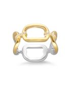 Bague Olga Argent doré & Oxyde de Zirconium blanc