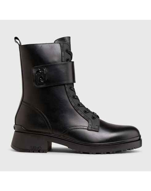 Boots en Cuir Melissa noires