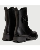 Boots en Cuir Melissa noires