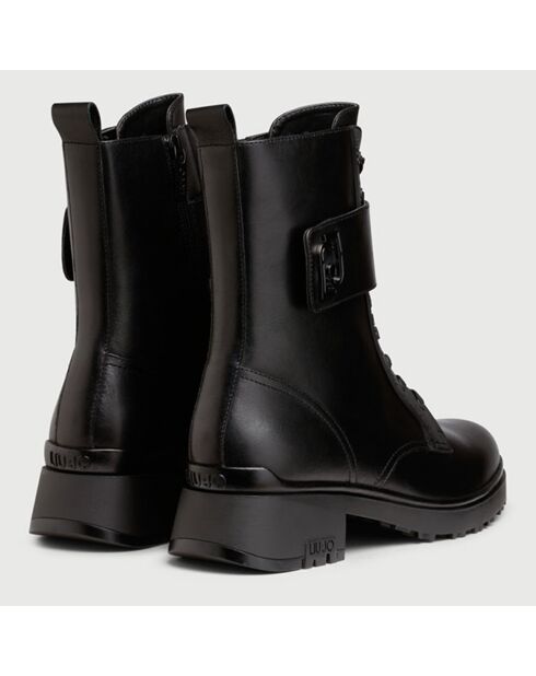 Boots en Cuir Melissa noires