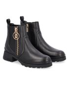 Boots en Cuir Ninon noires