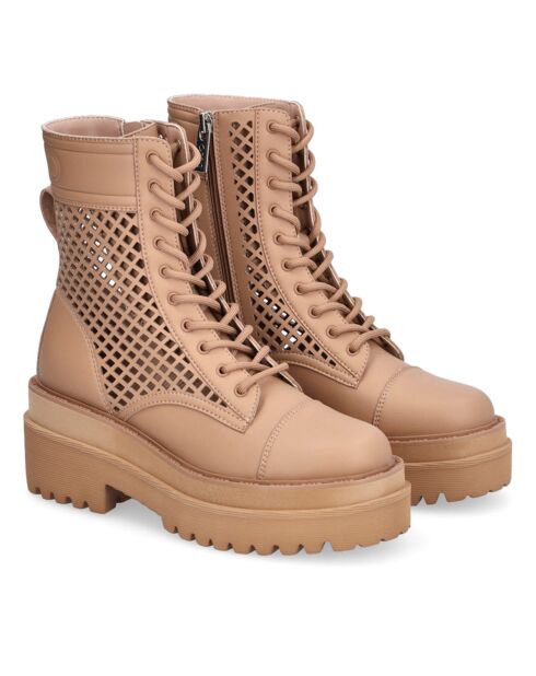 Boots Léontine marron claires