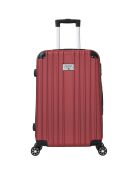 Valise Moyen Séjour 4 roues Nela 65 cm bordeaux