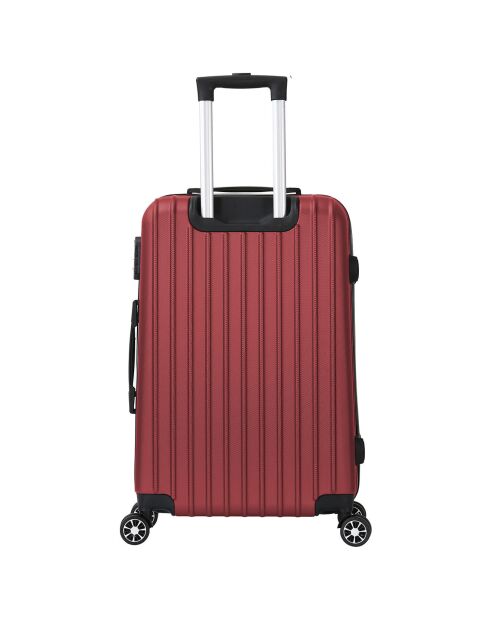 Valise Moyen Séjour 4 roues Nela 65 cm bordeaux