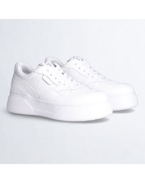 Sneakers en Cuir Tess blanches