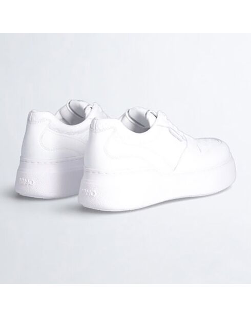 Sneakers en Cuir Tess blanches