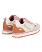 Sneakers Félicie beige/orange/rose