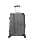 Valise Moyen Séjour 4 roues doubles Victoria 65 cm grise
