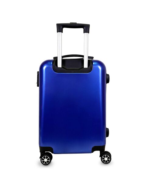 Valise Moyen Séjour 4 roues doubles Yna 65 cm bleu marine