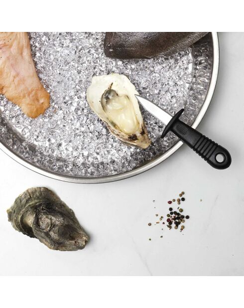 Couteau a huîtres acier 22x8x1,5 cm