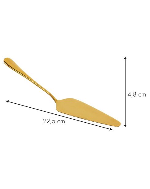 Pelle à tarte dorée