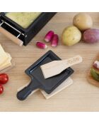 4 spatole per raclette in legno