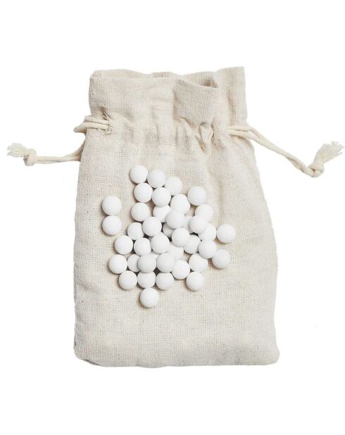 Billes de cuisson en argile blanches