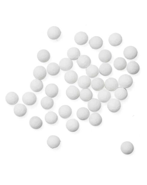 Billes de cuisson en argile blanches