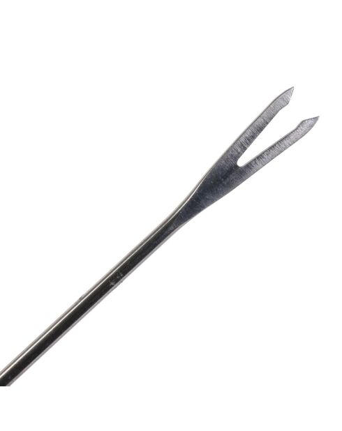 6 Piques à fondue bois/inox