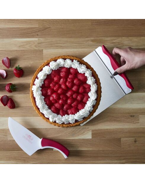 Pelle à gâteau coloris aléatoire rouge/gris/bleu