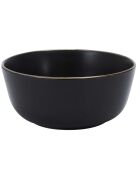 2 Bols liseré noir/doré - D.14.5x6.5 cm