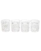 Coffret 4 verres à Whisky transparent