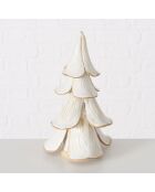 Abre de Noël Verduro blanc - 30x16 cm