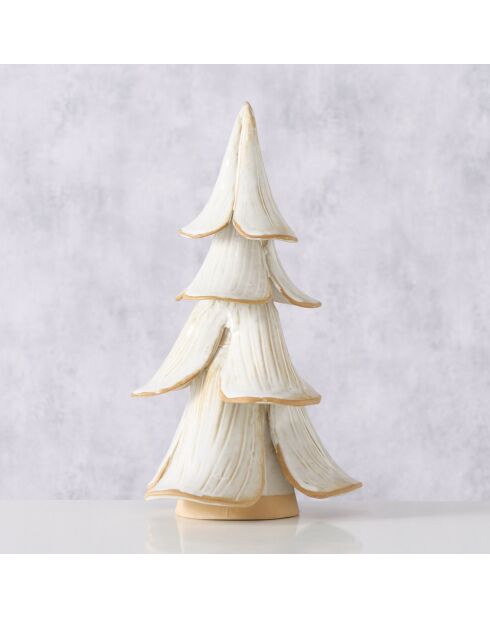 Abre de Noël Verduro blanc - 30x16 cm