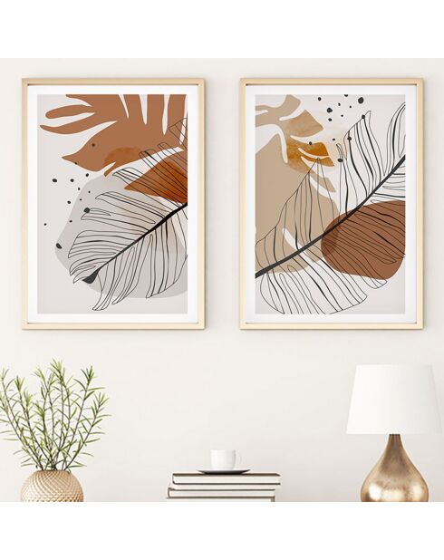 Ensemble de tableaux Moderne multicolore - 70x50 cm