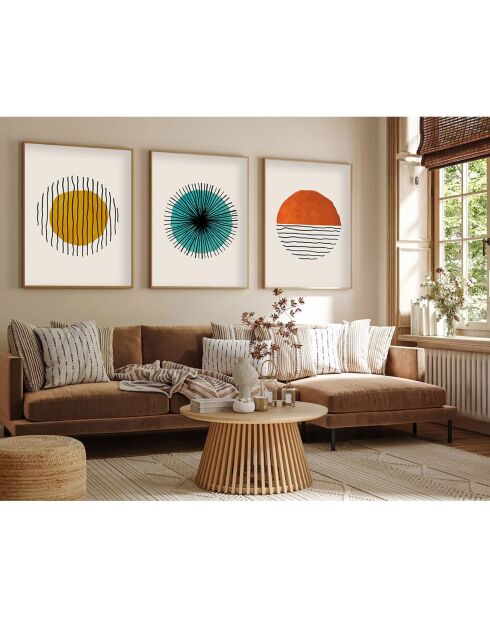 Set di quadri moderni multicolori - 70x50 cm