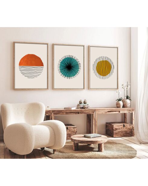 Set di quadri moderni multicolori - 70x50 cm
